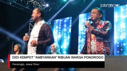 Video: Didi Kempot "Ambyarkan" Ribuan Warga Ponorogo