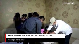 Video: Tempat Karaoke di Ponorogo Dirazia Jelang Natal dan Tahun Baru