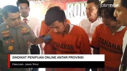Video: Polisi Bongkar Sindikat Penipuan Online Antar Provinsi