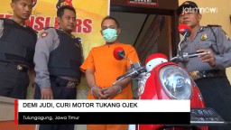 Video: Demi Judi, Pria ini Bawa Kabur Motor Tukang Ojek