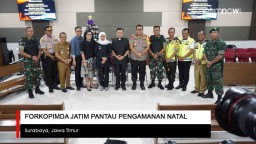 Video: Forkopimda Jatim Pantau Pengamanan Natal di Surabaya