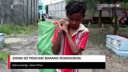 Video: Siswa SD Pencari Barang Rongsokan di Ponorogo