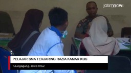 Video: Pelajar SMA di Tulungagung Terjaring Razia Kamar Kos