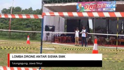 Video: Lomba Terbangkan Drone Antar Siswa SMK