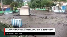 Video: Detik-detik Banjir Lumpur Terjang  Lereng Gunung Ijen