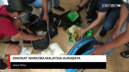 Video: Polisi Bongkar Sindikat Narkoba Malaysia-Surabaya