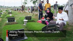 Video: Jelang Pencoblosan, Machfud Arifin Ziarah Makam
