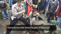 Video: Kakak Bunuh Adik Pakai Cangkul di Pasuruan