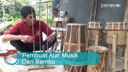 Video: Pembuat Alat Musik Dari Bambu