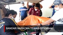 Video: Bandar Narkoba Tewas Ditembak Polisi