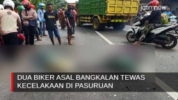 Video: Dua Biker Tewas dalam Kecelakaan di Pasuruan