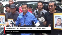 Video: Tiga Bandit Motor Berpistol Ditembak Mati