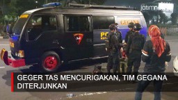 Video: Geger Tas Mencurigakan, Tim Gegana Diterjunkan