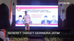 Video: Sederet Target Gerindra Jatim