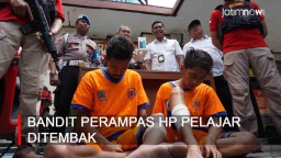 Video: Bandit Perampas HP Pelajar Diringkus