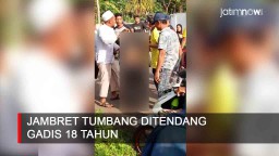 Video: Jambret Tumbang Usai Ditendang Gadis 18 Tahun