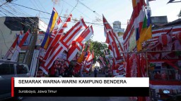 Video: Semarak Warna-warni Kampung Bendera