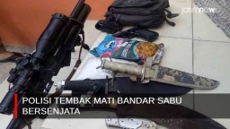 Video: Polisi Tembak Mati Bandar Sabu Bersenjata