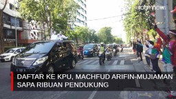 Video: Daftar ke KPU,  Machfud Arifin-Mujiaman Sapa Ribuan Pendukung