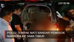 Video: Polisi Tembak Mati Bandar Pemasok Narkoba ke Jawa Timur