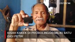 Video: Kisah Kakek di Kota Probolinggo Miliki Batu Gigi Petir