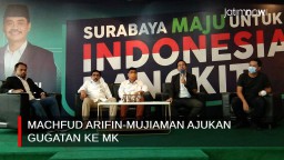 Video: Machfud Arifin-Mujiaman Ajukan Gugatan ke MK