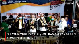 Video: Saat Machfud-Mujiaman Pakai Baju Sawunggaling