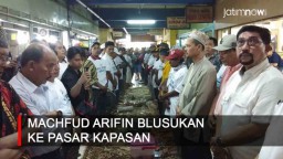 Video: Machfud Arifin Blusukan ke Pasar Kapasan Surabaya