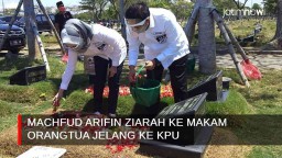 Video: Machfud Arifin Ziarah ke Makam Orangtua Jelang ke KPU