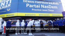 Video: NasDem Luncurkan 5 Ambulans Gratis di Jatim