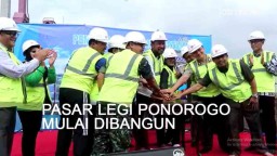 Video: Pasar Legi Ponorogo Mulai Dibangun