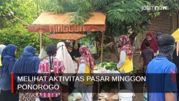 Video: Melihat Aktivitas Pasar Minggon di Ponorogo