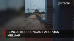 Video: Sungai di Pasuruan Meluap