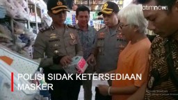 Video: Polisi Sidak Ketersediaan Masker