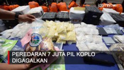 Video: Peredaran 7 Juta Butir Pil Koplo Digagalkan