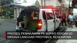 Video: Proses Pemakaman Plt Bupati Sidoarjo Jadi Sorotan