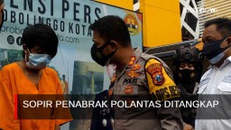 Video: Sopir Angkutan Umum Penabrak Polantas Ditangkap