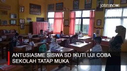 Video: Antusiasme Siswa SD Ikuti Uji Coba Sekolah Tatap Muka