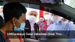 Video: UMSurabaya Gelar Vaksinasi Drive Thru