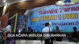 Video: Dua Acara Wisuda di Kota Mojokerto Dibubarkan