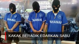 Video: Kakak Beradik Kompak Edarkan Sabu