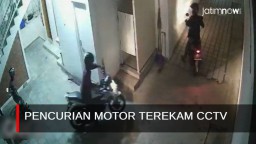 Video: Terekam CCTV, Curi Motor Hanya 10 Detik