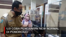 Video: Melihat Uji Coba Penerapan New Normal di Ponorogo