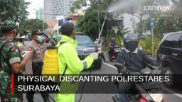 Video: Physical Distancing Polrestabes Surabaya