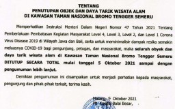 Satu Bulan Buka, Wisata Gunung Bromo Kembali Ditutup