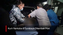 Video: Kurir Sabu di Surabaya Ditembak Mati