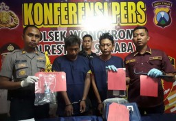 Dua Tukang Sayur Keliling di Surabaya Bobol 4 Rumah Demi Nikmati Sabu