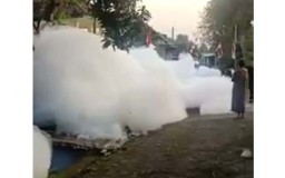 Asal Busa yang Tutupi Sungai di Pasuruan Ditemukan
