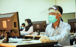 Menengok Pelaksanaan UTBK SBMPTN 2020 di Unair Surabaya