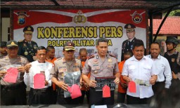 Pencurian Motor hingga Judi di Kota Blitar Diungkap, 5 Orang Ditangkap